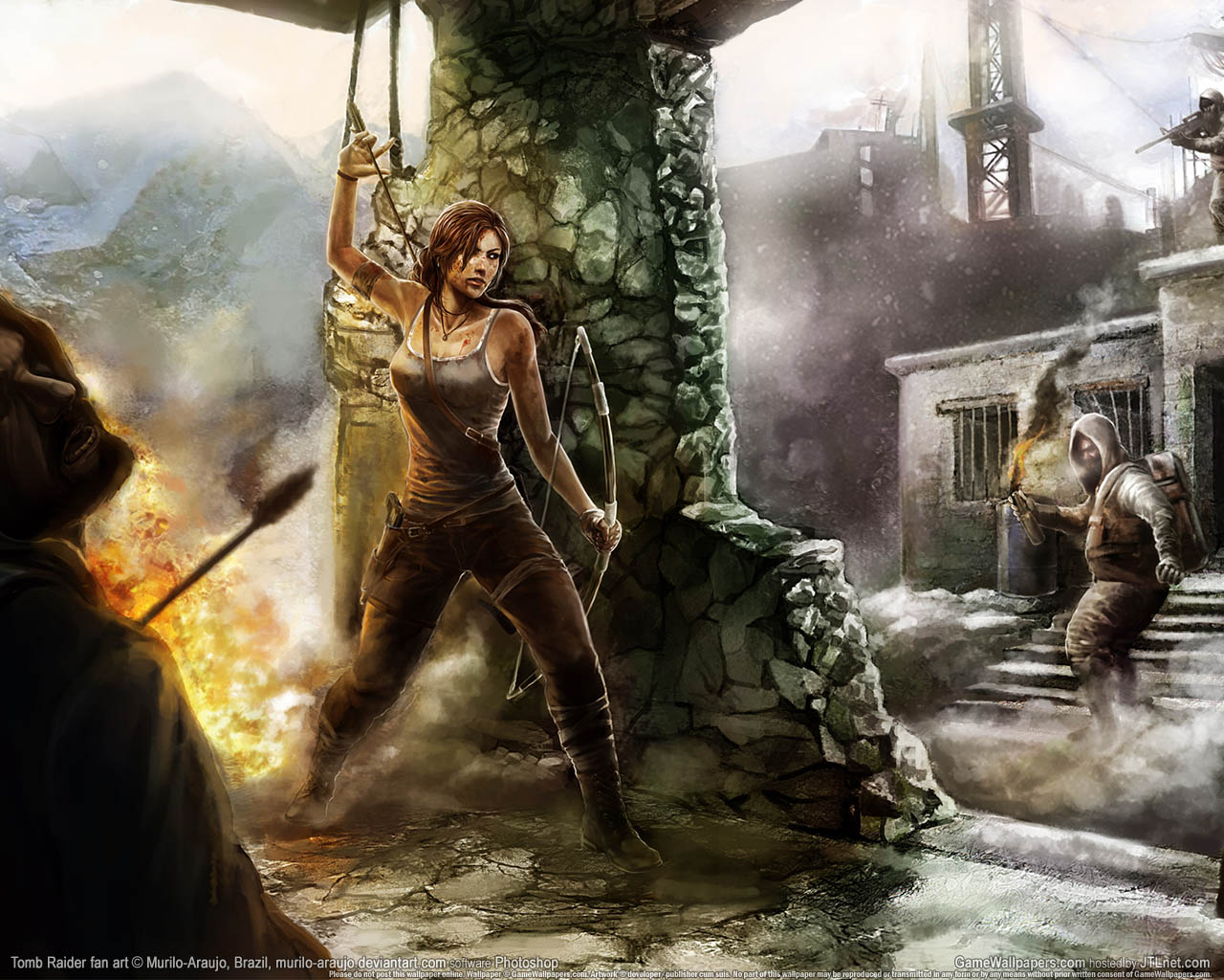 Tomb Raider fan art fond d'cran 02 1280x1024
