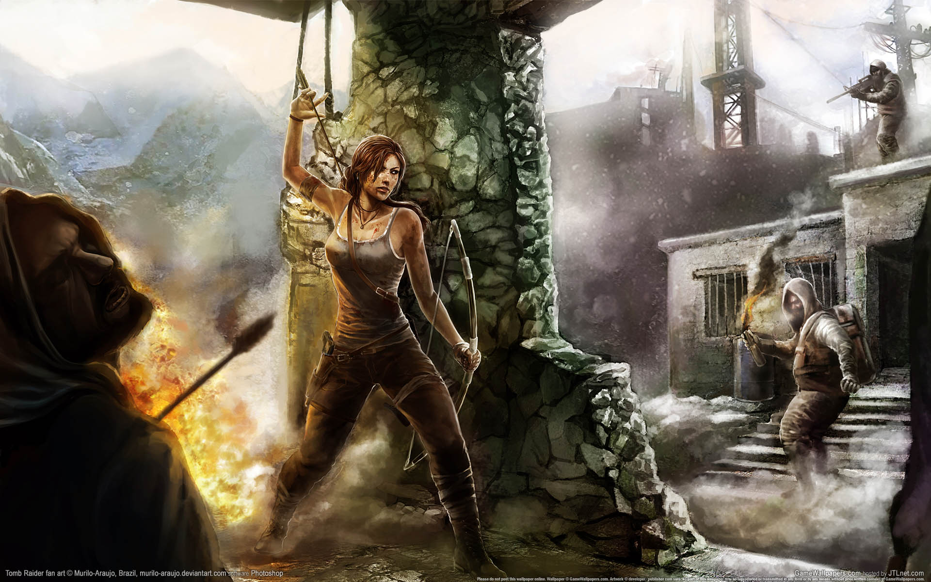 Tomb Raider fan art Hintergrundbild 02 1920x1200