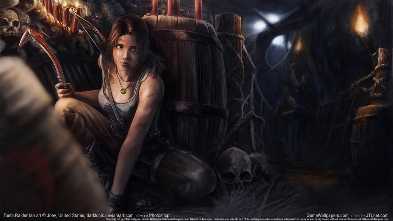 Tomb Raider fan art achtergrond 03 1280x720