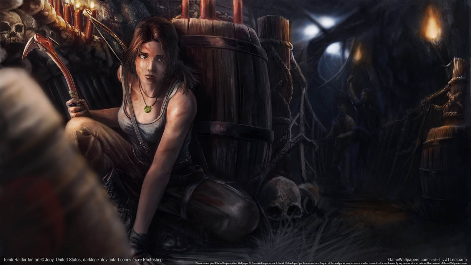 Tomb Raider fan art fond d'cran 03 1600x900