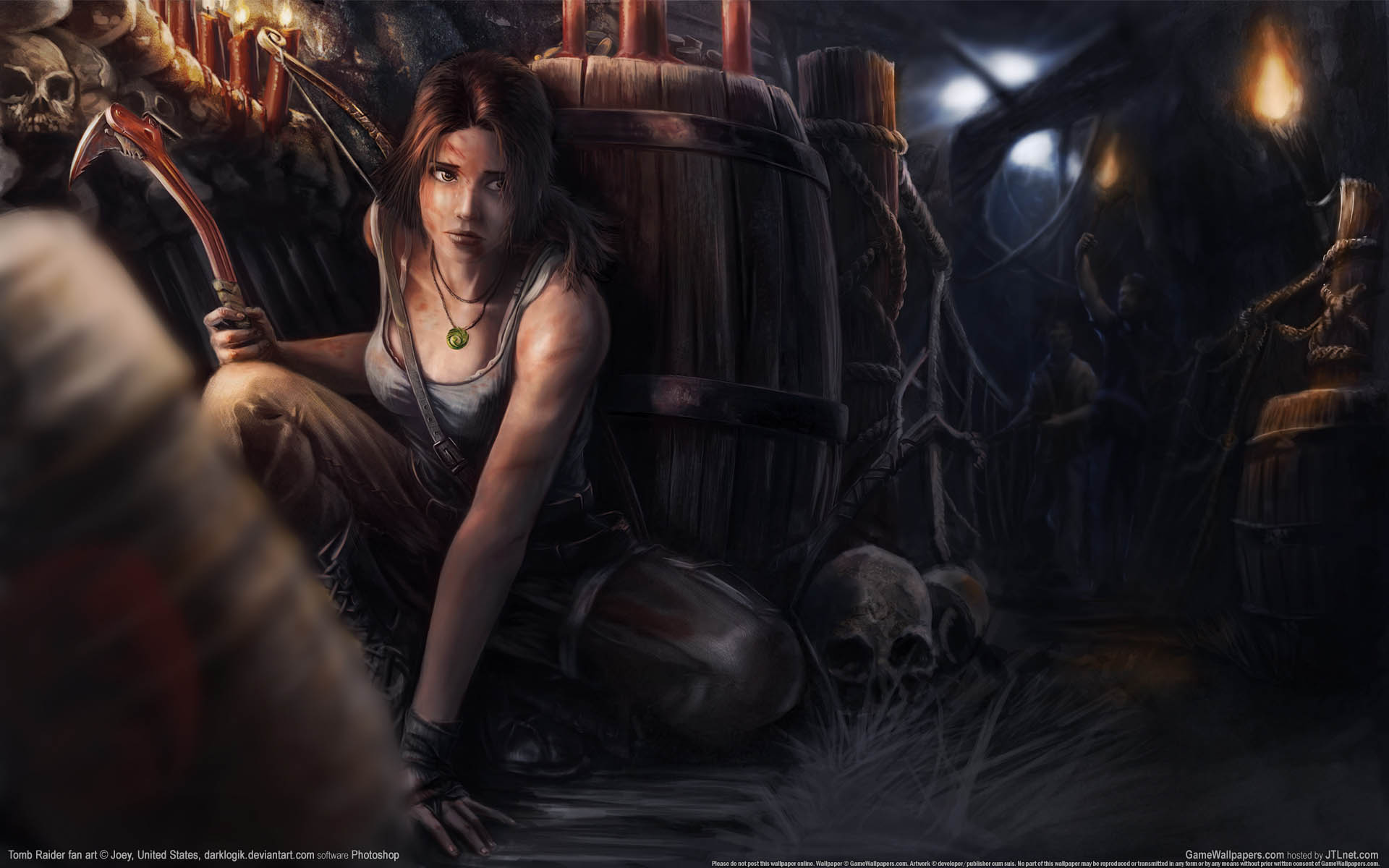 Tomb Raider fan art achtergrond 03 1920x1200