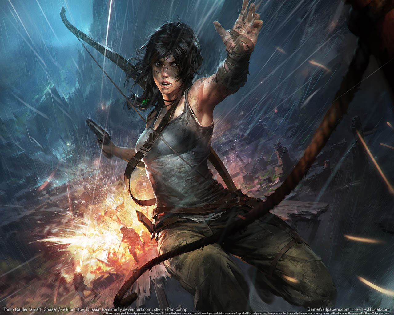 Tomb Raider fan art fond d'cran 04 1280x1024