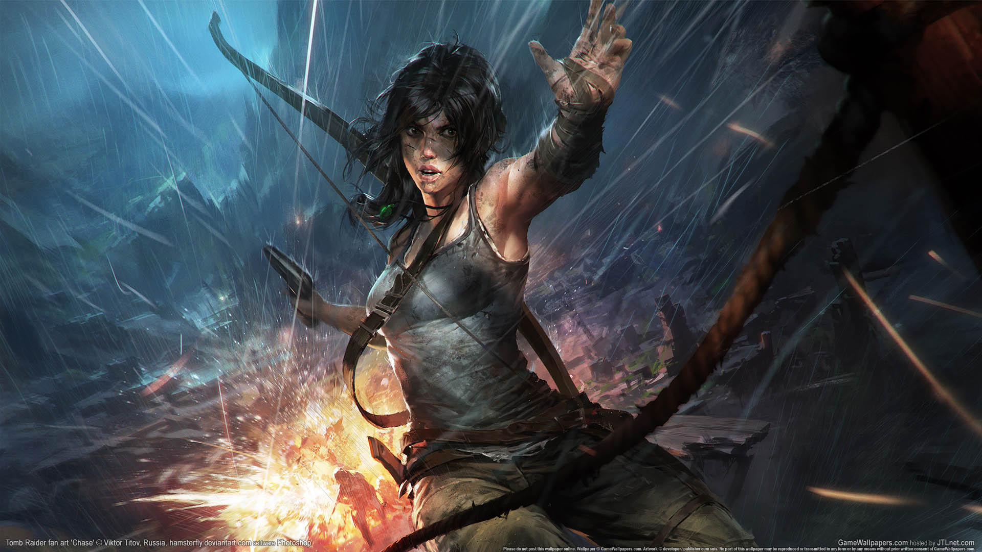 Tomb Raider fan art fond d'écran 04 1920x1080