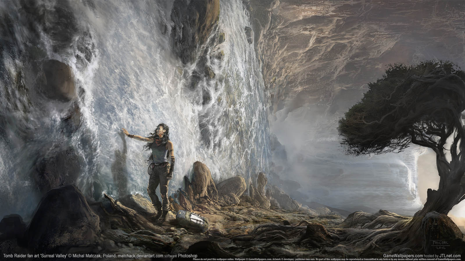 Tomb Raider fan art achtergrond 06 1600x900