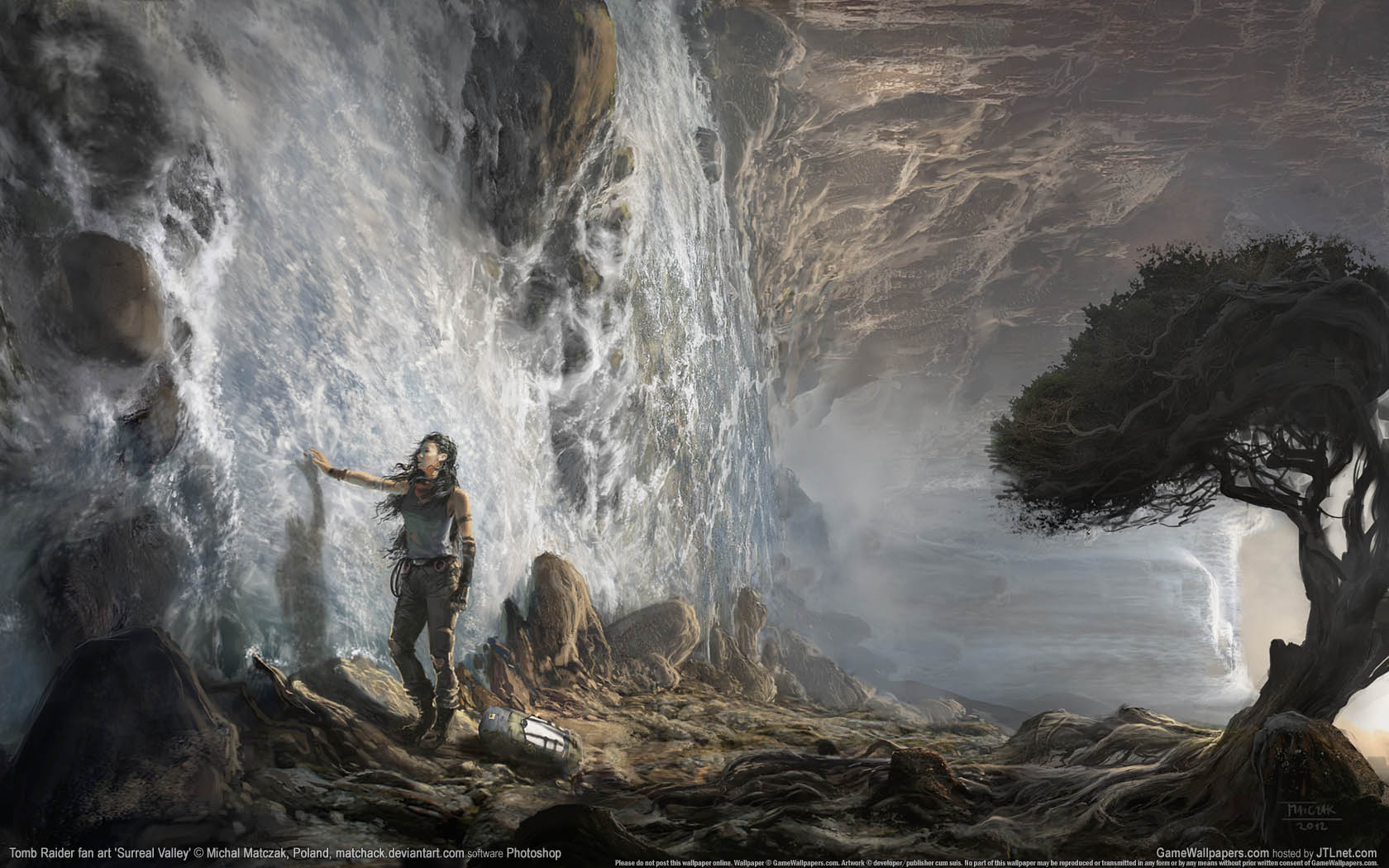 Tomb Raider fan art achtergrond 06 1680x1050