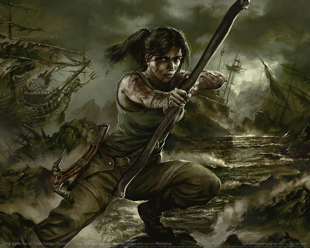 Tomb Raider fan art fondo de escritorio 08 1280x1024