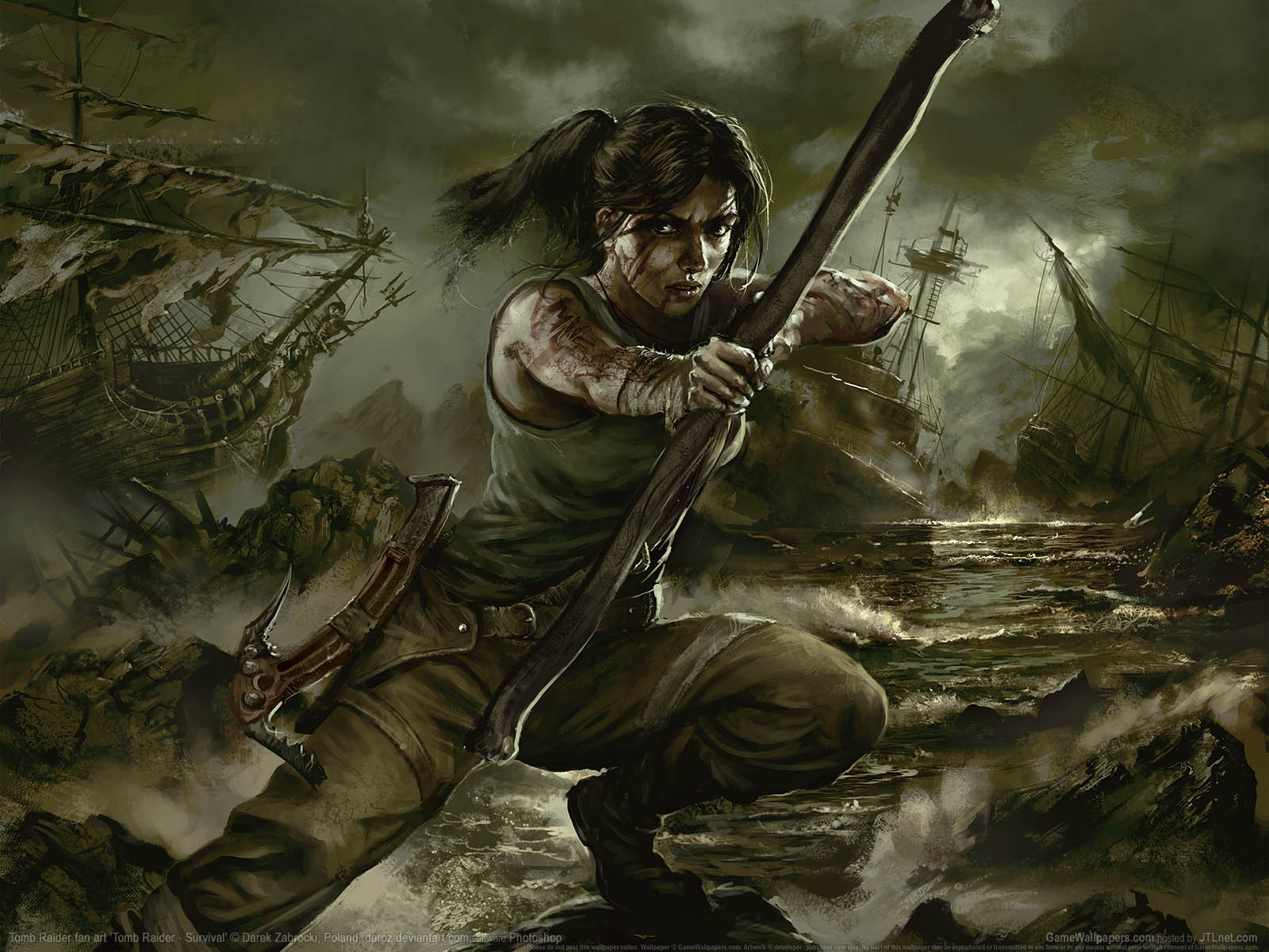 Tomb Raider fan art fondo de escritorio 08 1600x1200