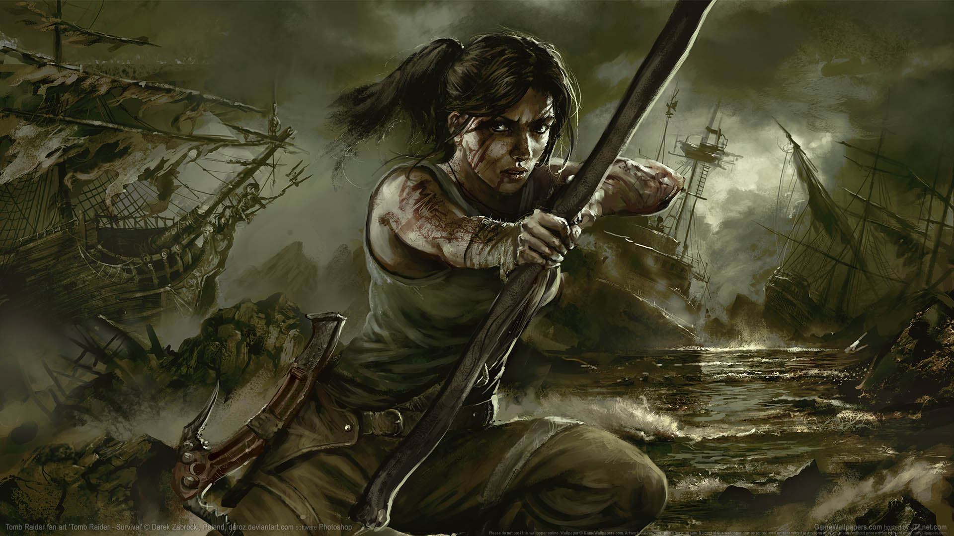 Tomb Raider fan art fondo de escritorio 08 1920x1080