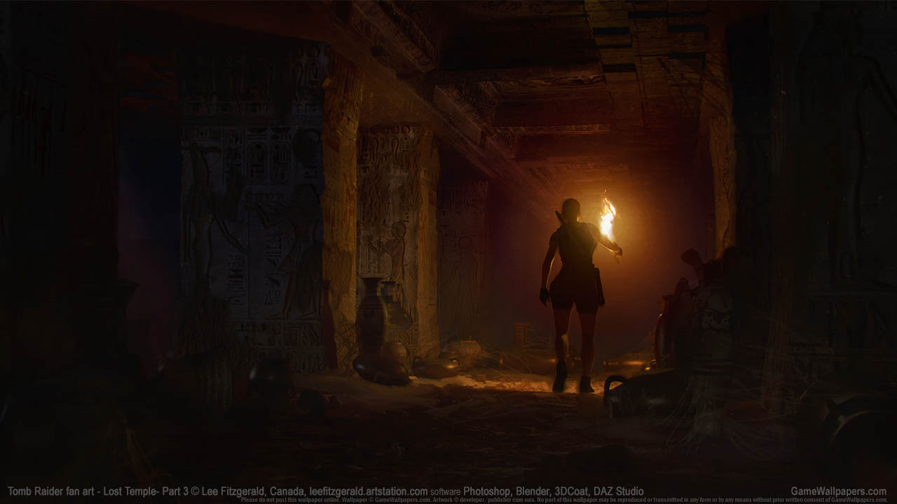 Tomb Raider fan art achtergrond 11 1280x720
