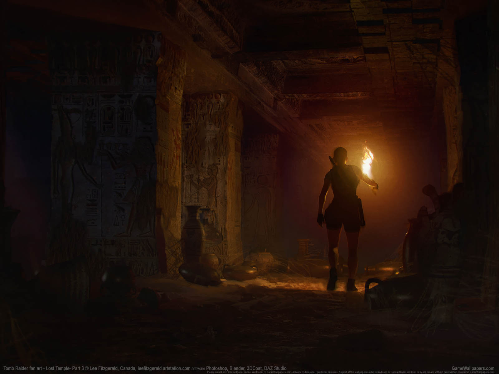 Tomb Raider fan art achtergrond 11 1600x1200