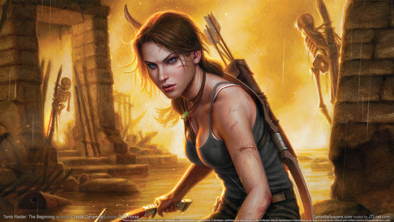 Tomb Raider: The Beginning fond d'cran 02 1360x768