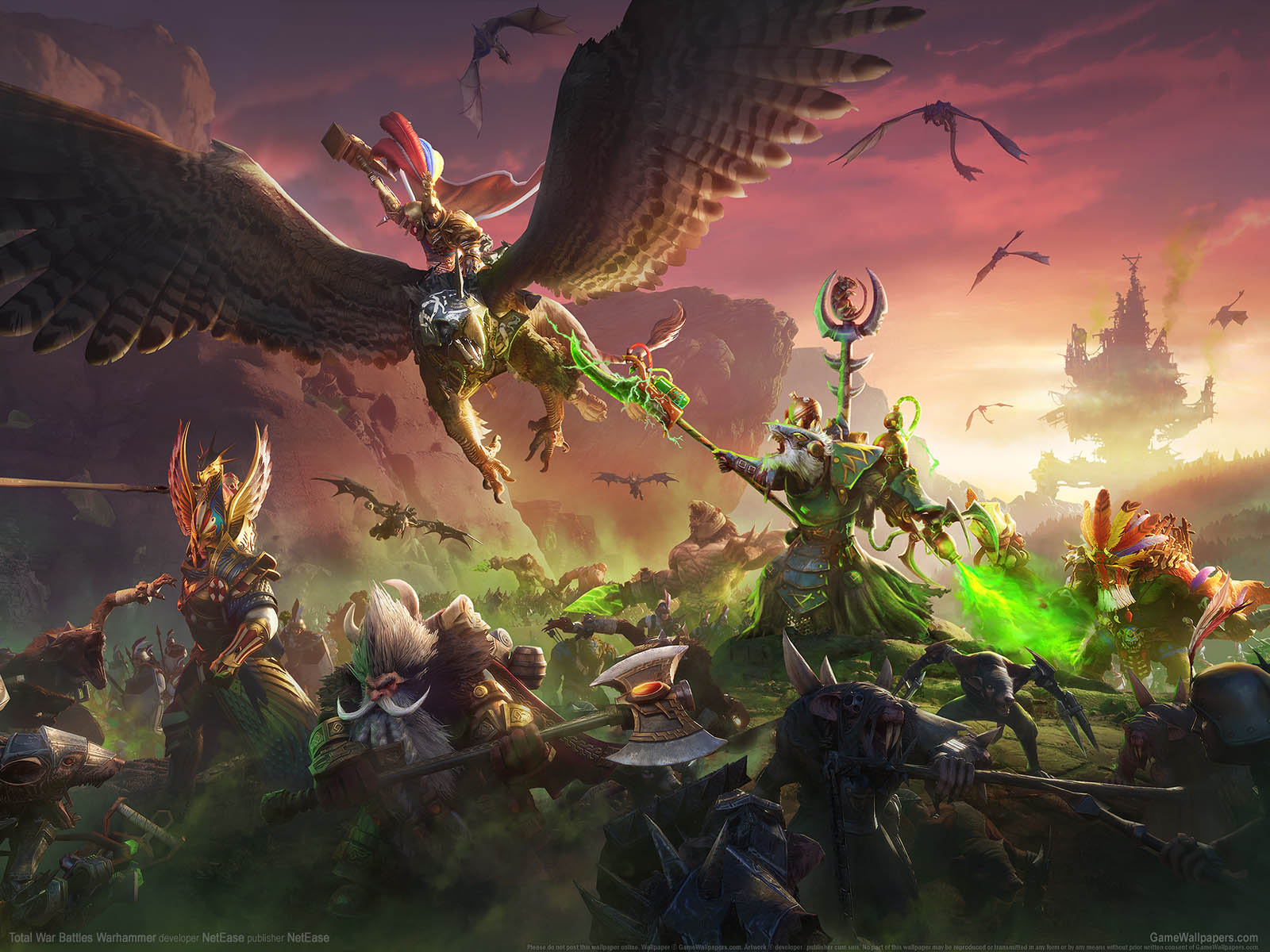 Total War Battles Warhammer achtergrond 01 1600x1200