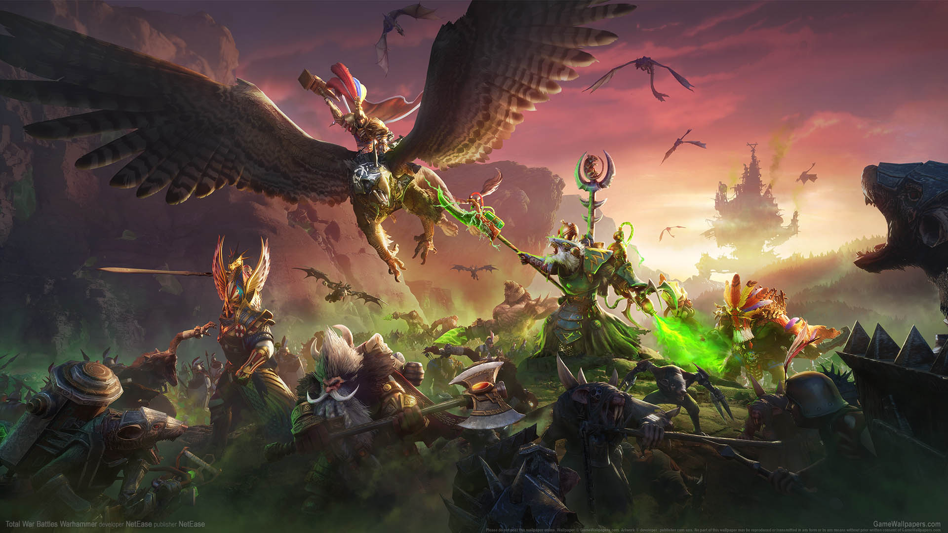 Total War Battles Warhammer achtergrond 01 1920x1080