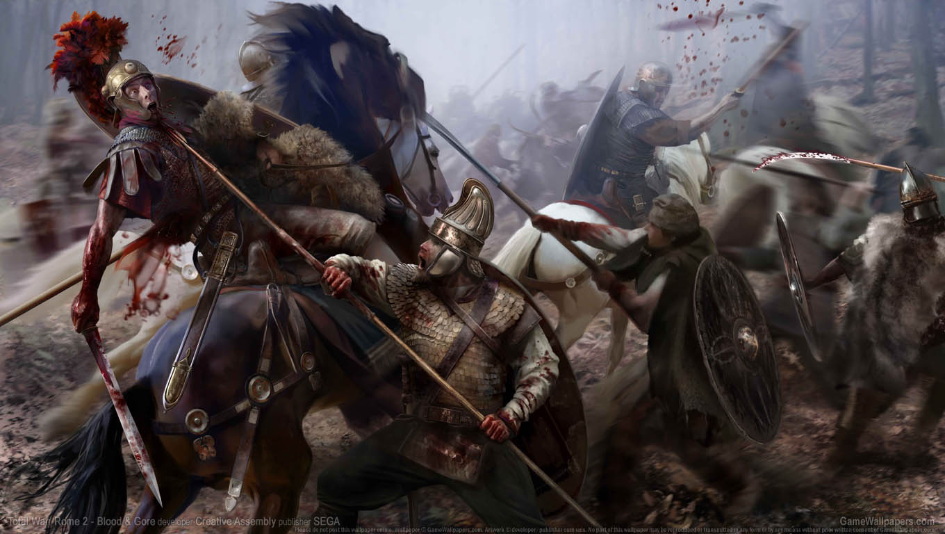 Total War: Rome 2 - Blood & Gore fond d'cran 01 1360x768