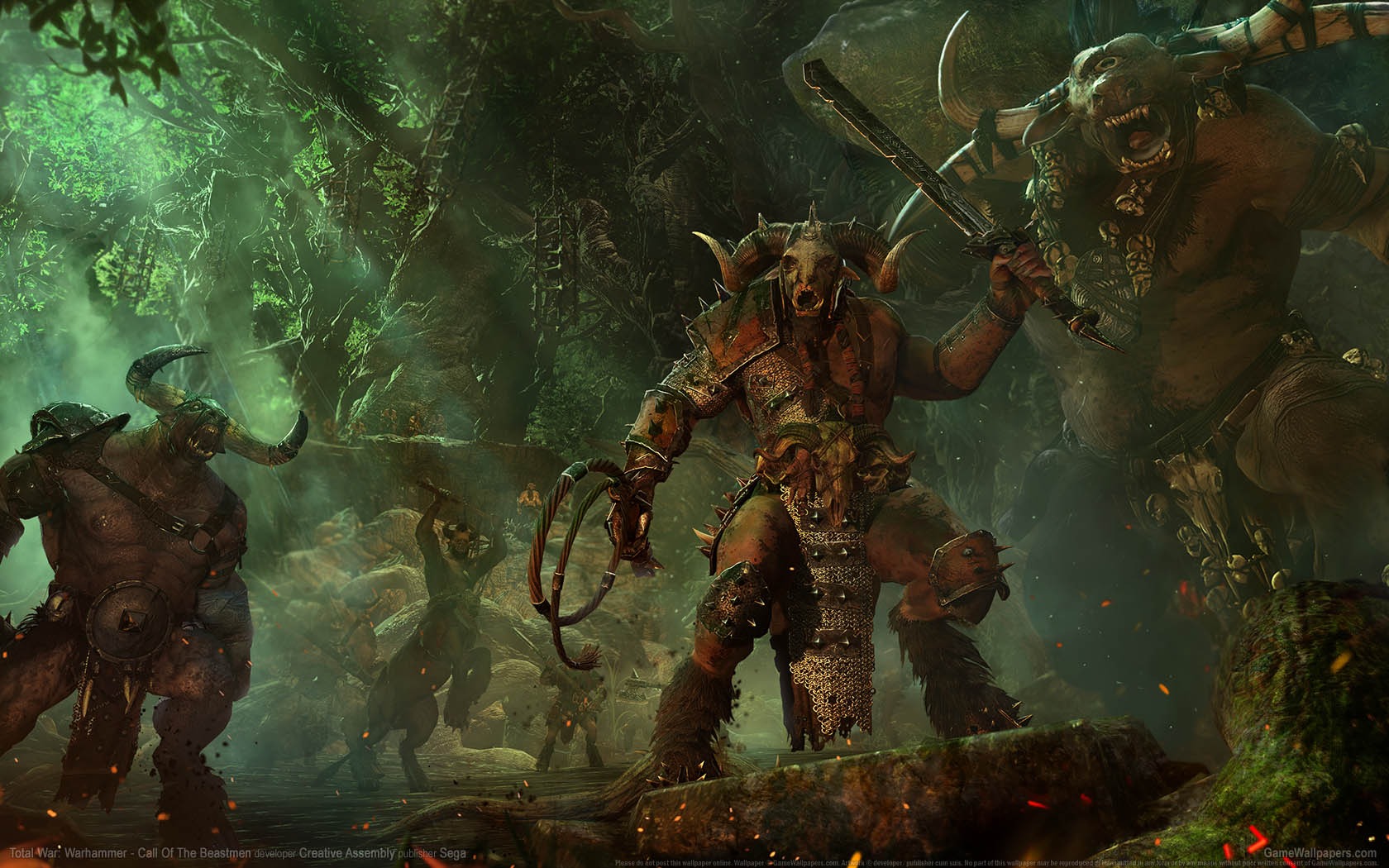 Total War: Warhammer - Call of the Beastmen fondo de escritorio 01 1680x1050