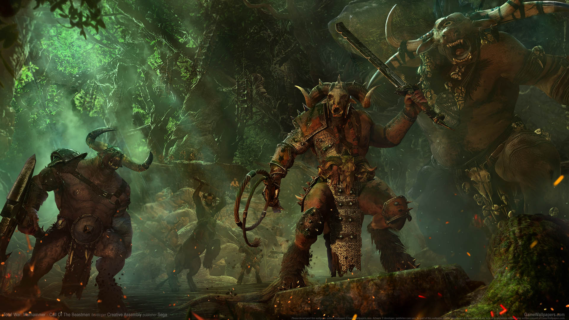 Total War: Warhammer - Call of the Beastmen achtergrond 01 1920x1080