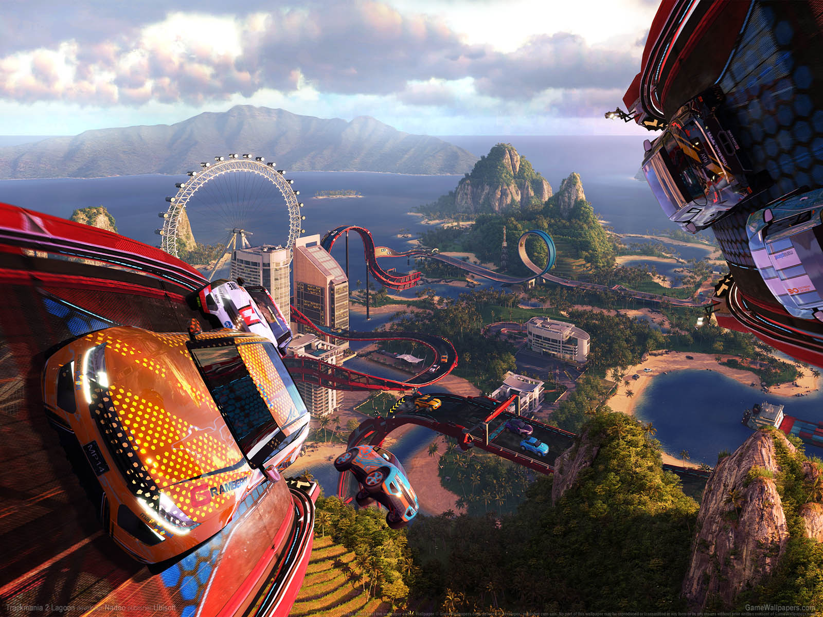 Trackmania 2 Lagoon achtergrond 01 1600x1200