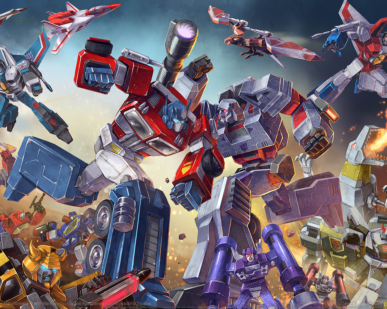 Transformers: Earth Wars achtergrond 01 1280x1024