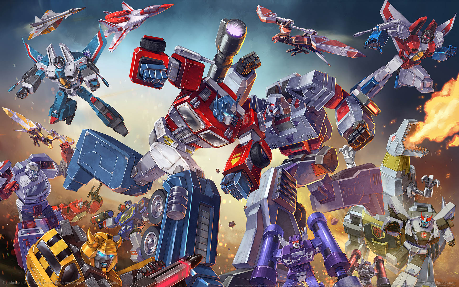 Transformers: Earth Wars achtergrond 01 1920x1200