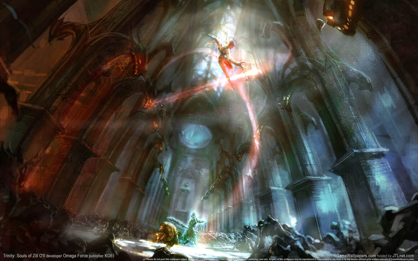 Trinity Souls of Zill O'll achtergrond 02 1440x900