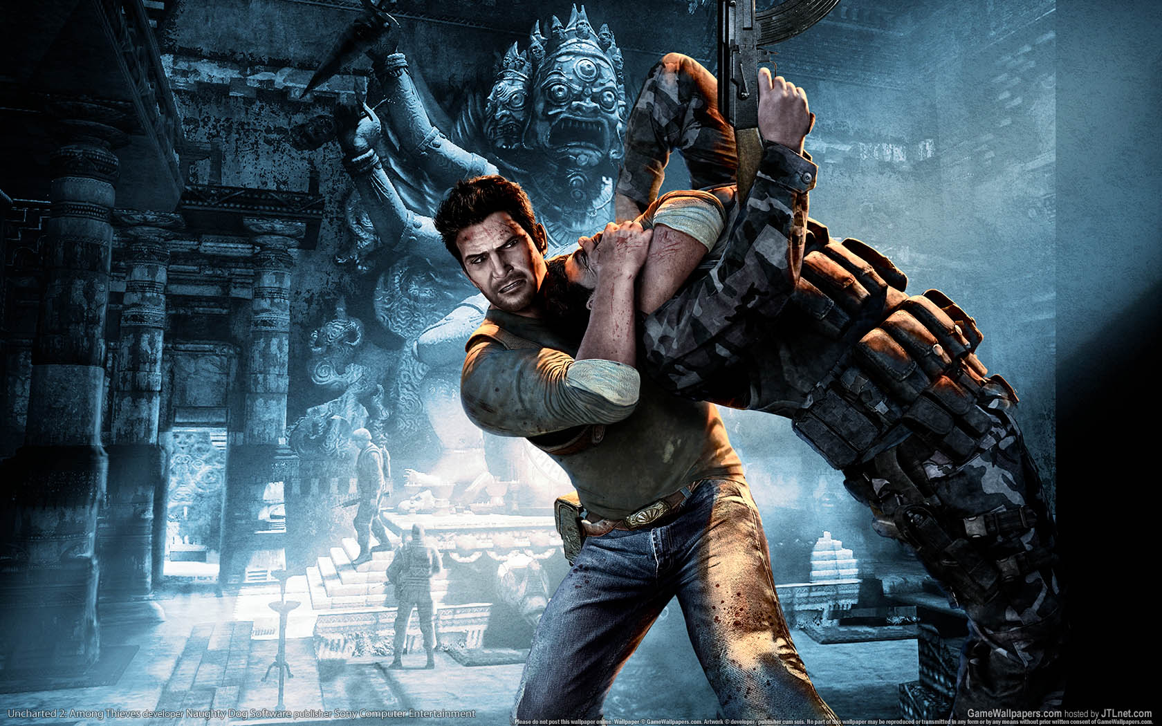 Uncharted 2: Among Thieves fond d'cran 03 1680x1050