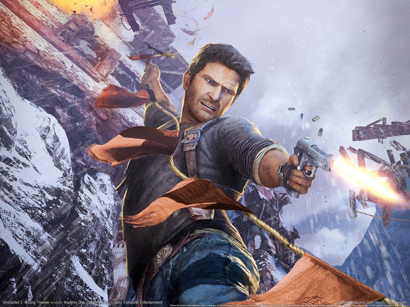 Uncharted 2: Among Thieves fond d'cran 04 1600x1200