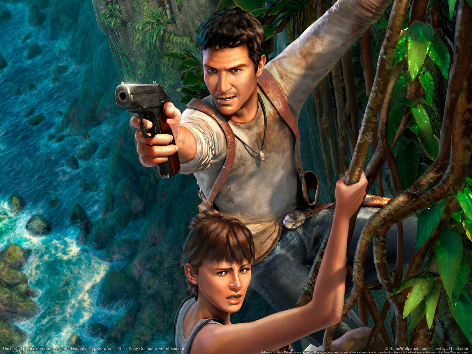 Uncharted: Drake's Fortune wallpaper 01 1600x1200