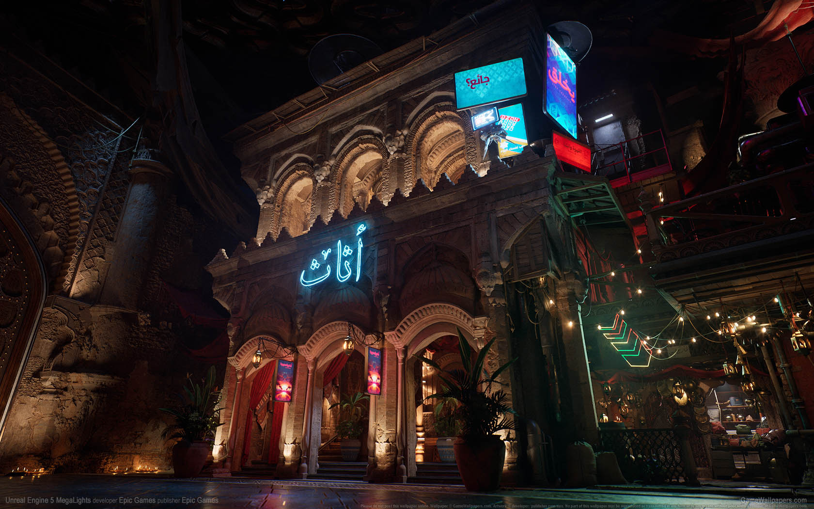 Unreal Engine 5 MegaLights wallpaper 01 1680x1050