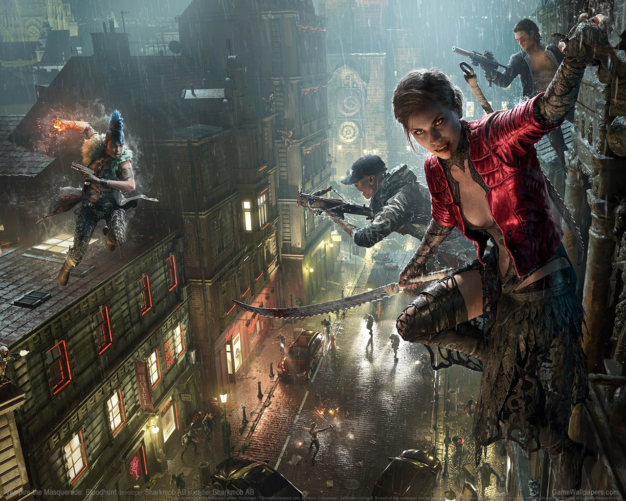 Vampire: The Masquerade Bloodhunt fondo de escritorio 01 1280x1024