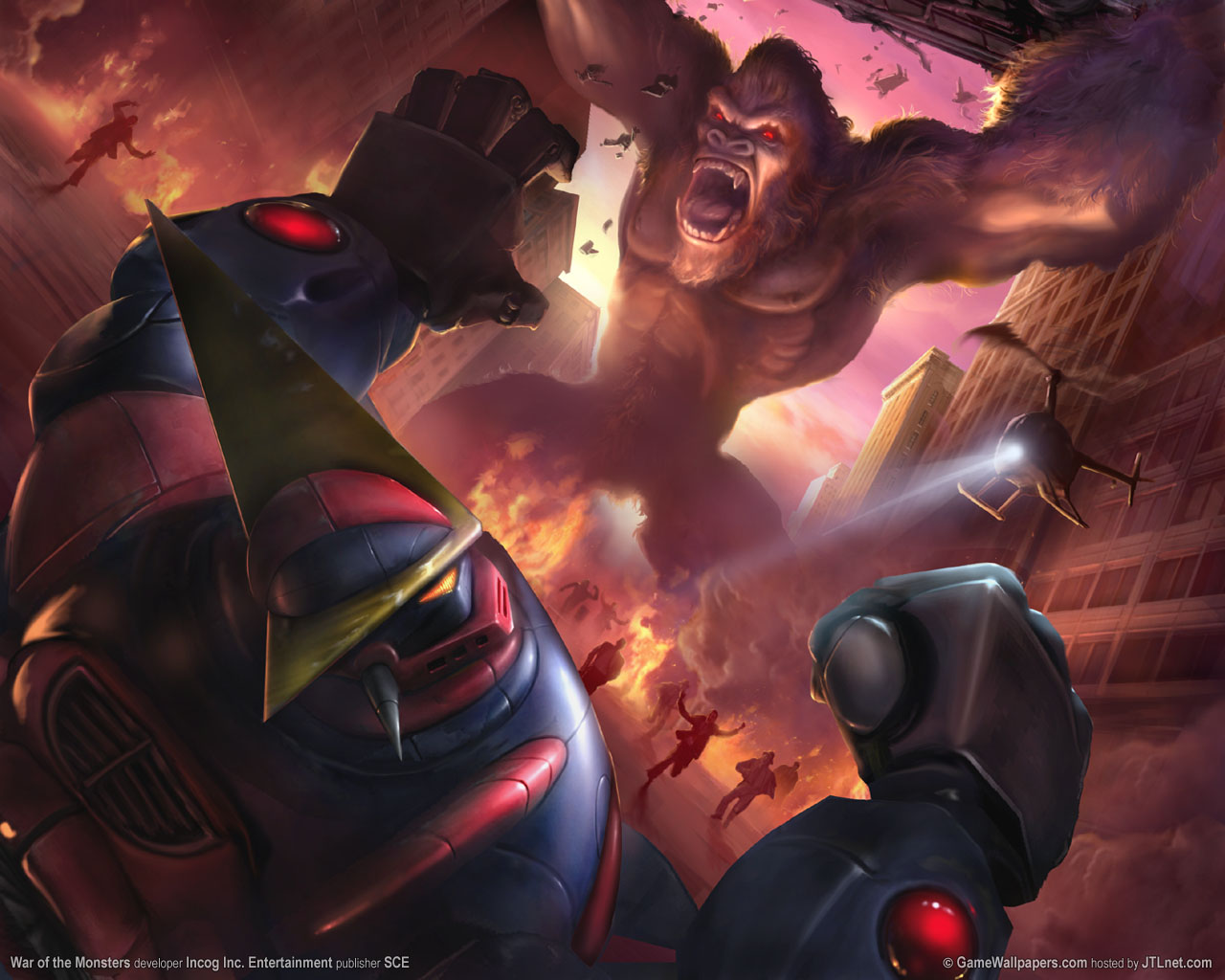War of the Monsters achtergrond 02 1280x1024