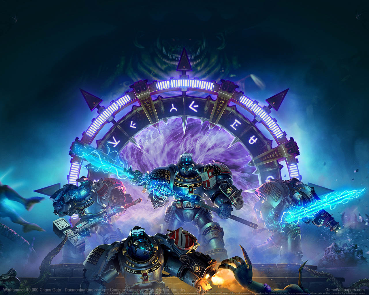 Warhammer 40,000: Chaos Gate - Daemonhunters fondo de escritorio 01 1280x1024