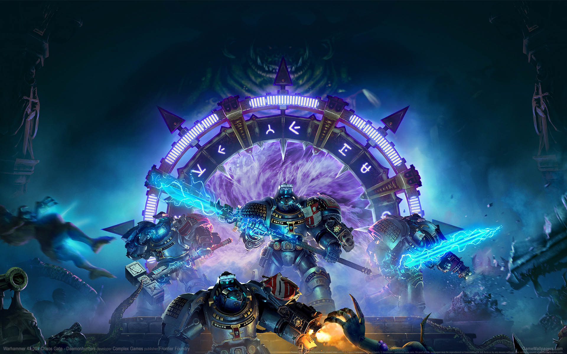 Warhammer 40,000: Chaos Gate - Daemonhunters Hintergrundbild 01 1920x1200
