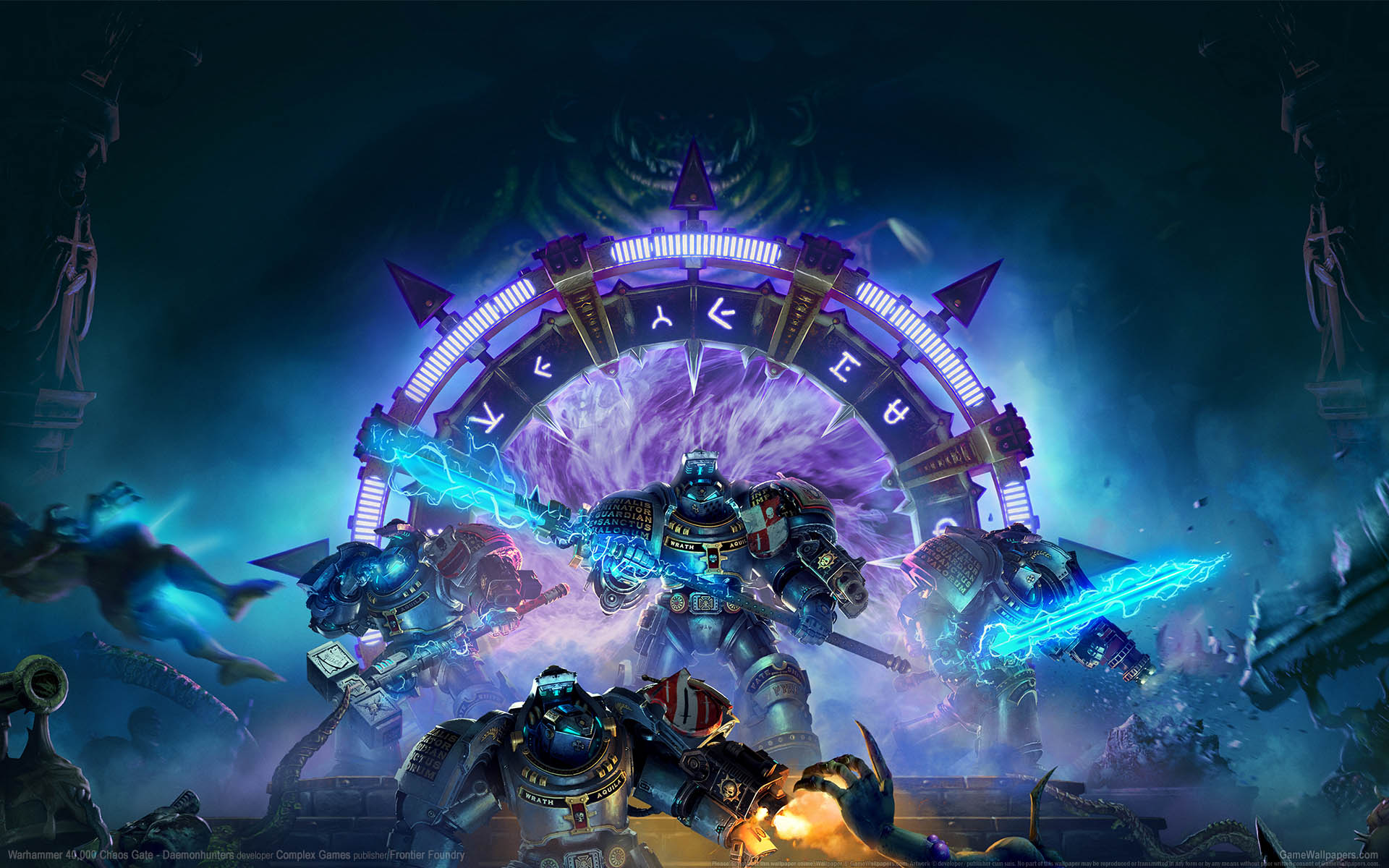 Warhammer 40,000: Chaos Gate - Daemonhunters wallpaper 01 1920x1200
