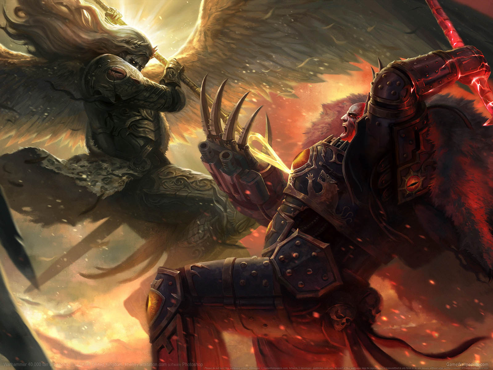 Warhammer 40,000 fan art Hintergrundbild 03 1600x1200