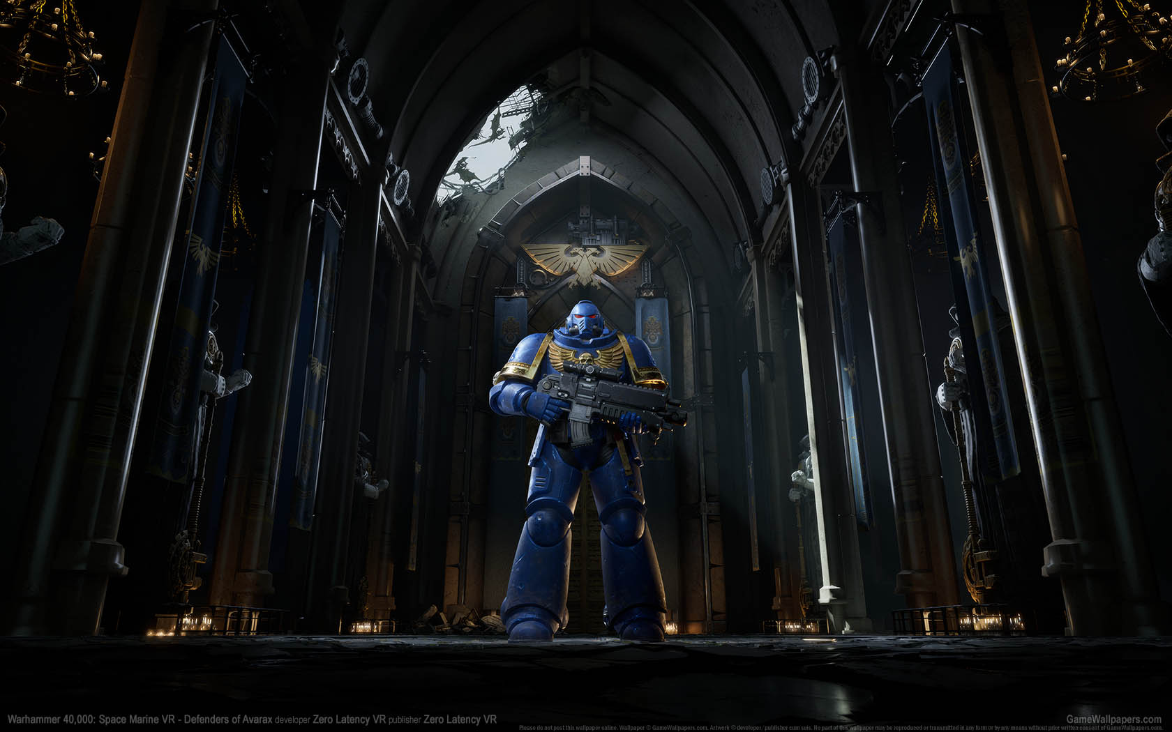 Warhammer 40,000: Space Marine VR - Defenders of Avarax wallpaper 01 1680x1050