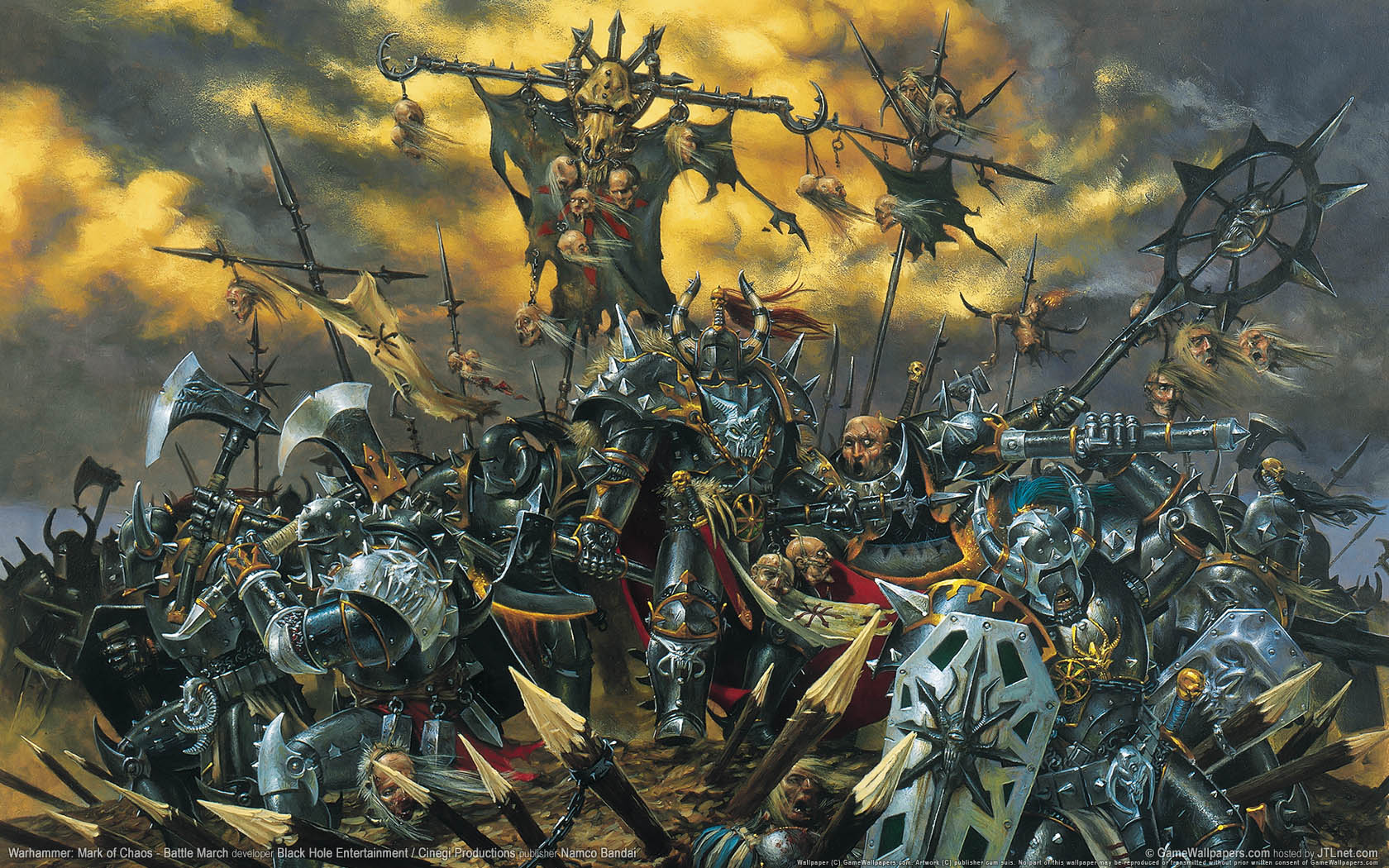Warhammer: Mark of Chaos - Battle March fond d'cran 01 1680x1050