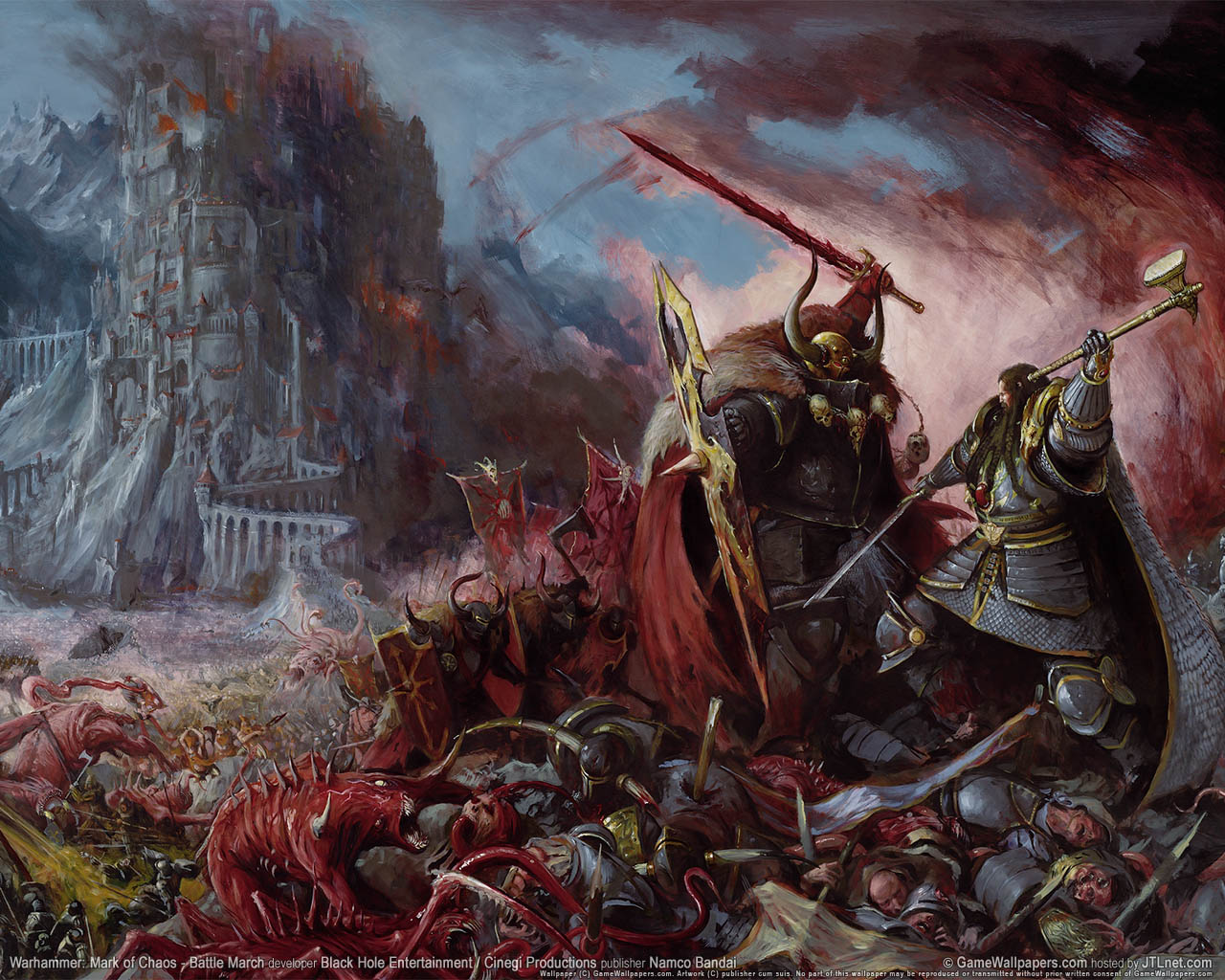 Warhammer: Mark of Chaos - Battle March fond d'cran 02 1280x1024