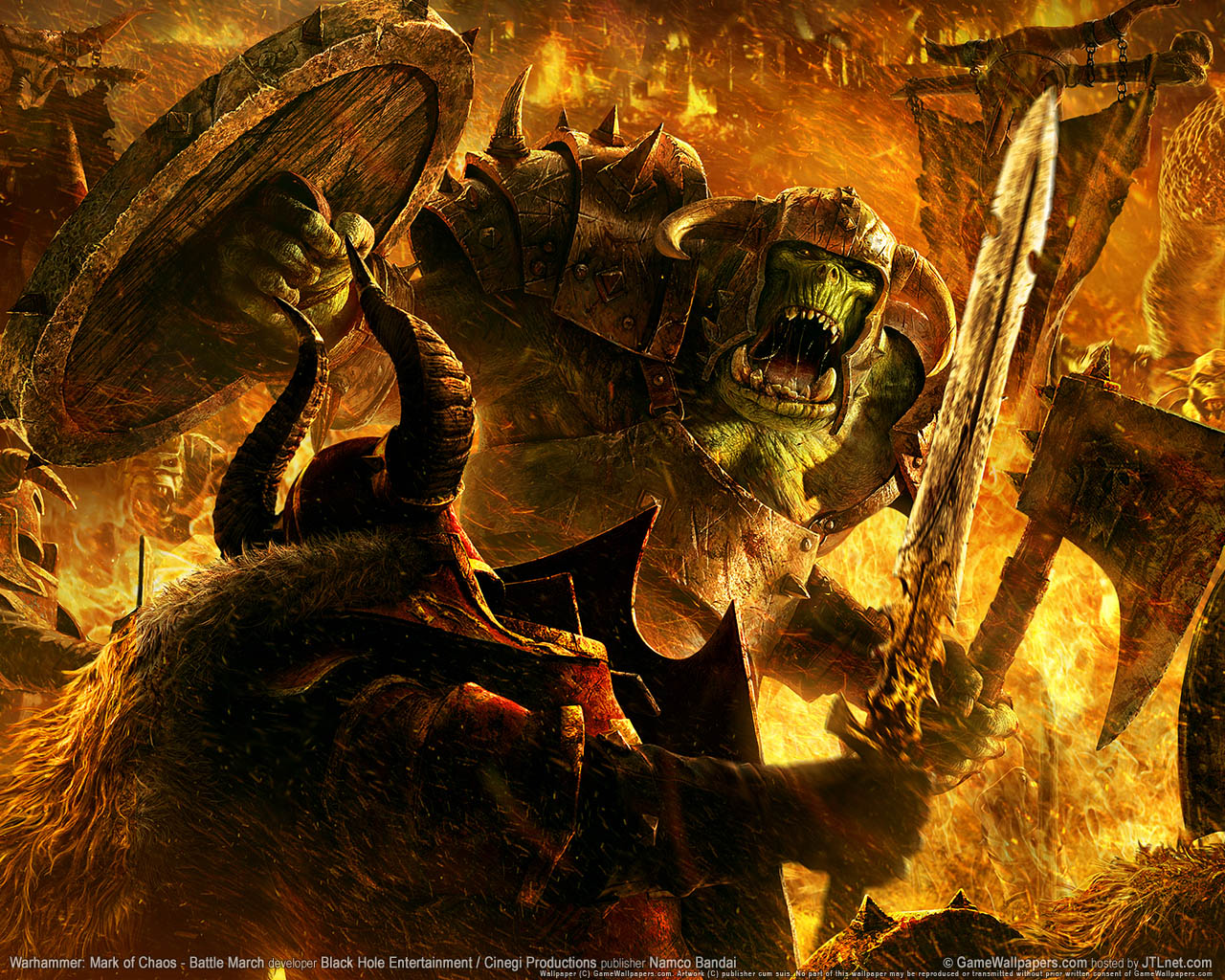 Warhammer: Mark of Chaos - Battle March fond d'cran 03 1280x1024