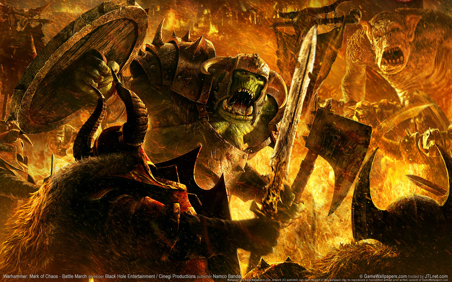 Warhammer: Mark of Chaos - Battle March fondo de escritorio 03 1440x900