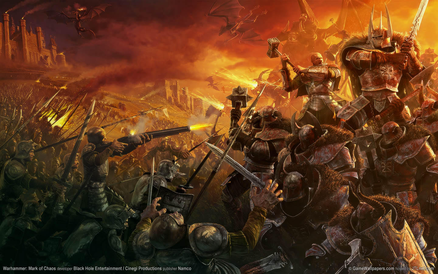 Warhammer: Mark of Chaos fond d'cran 01 1440x900