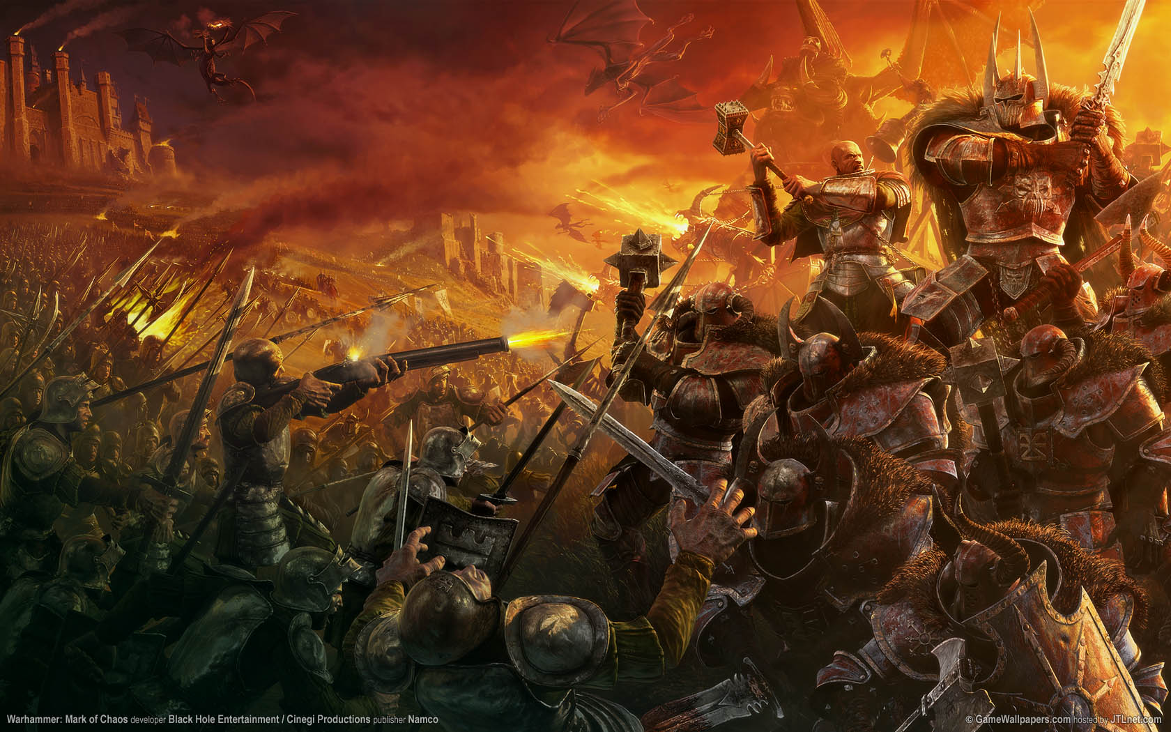 Warhammer: Mark of Chaos fond d'cran 01 1680x1050