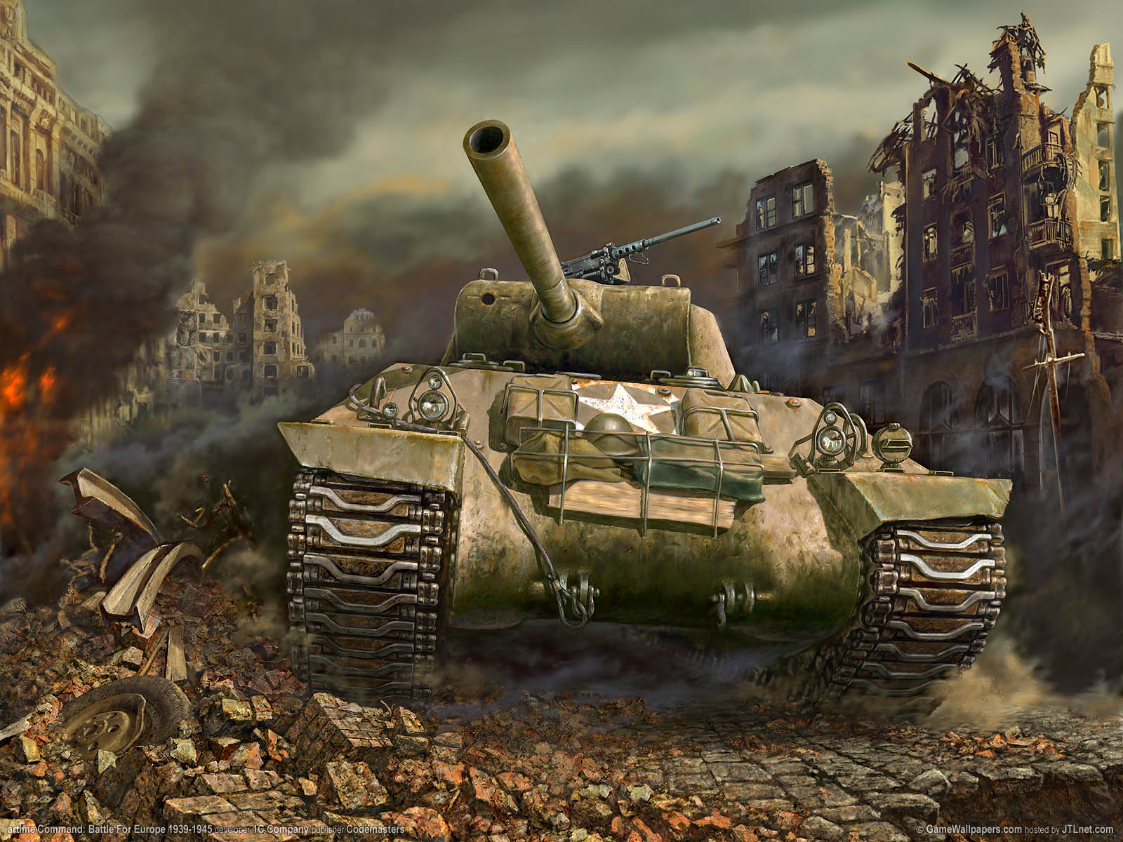 Wartime Command: Battle For Europe 1939-1945 fond d'cran 01 1600x1200