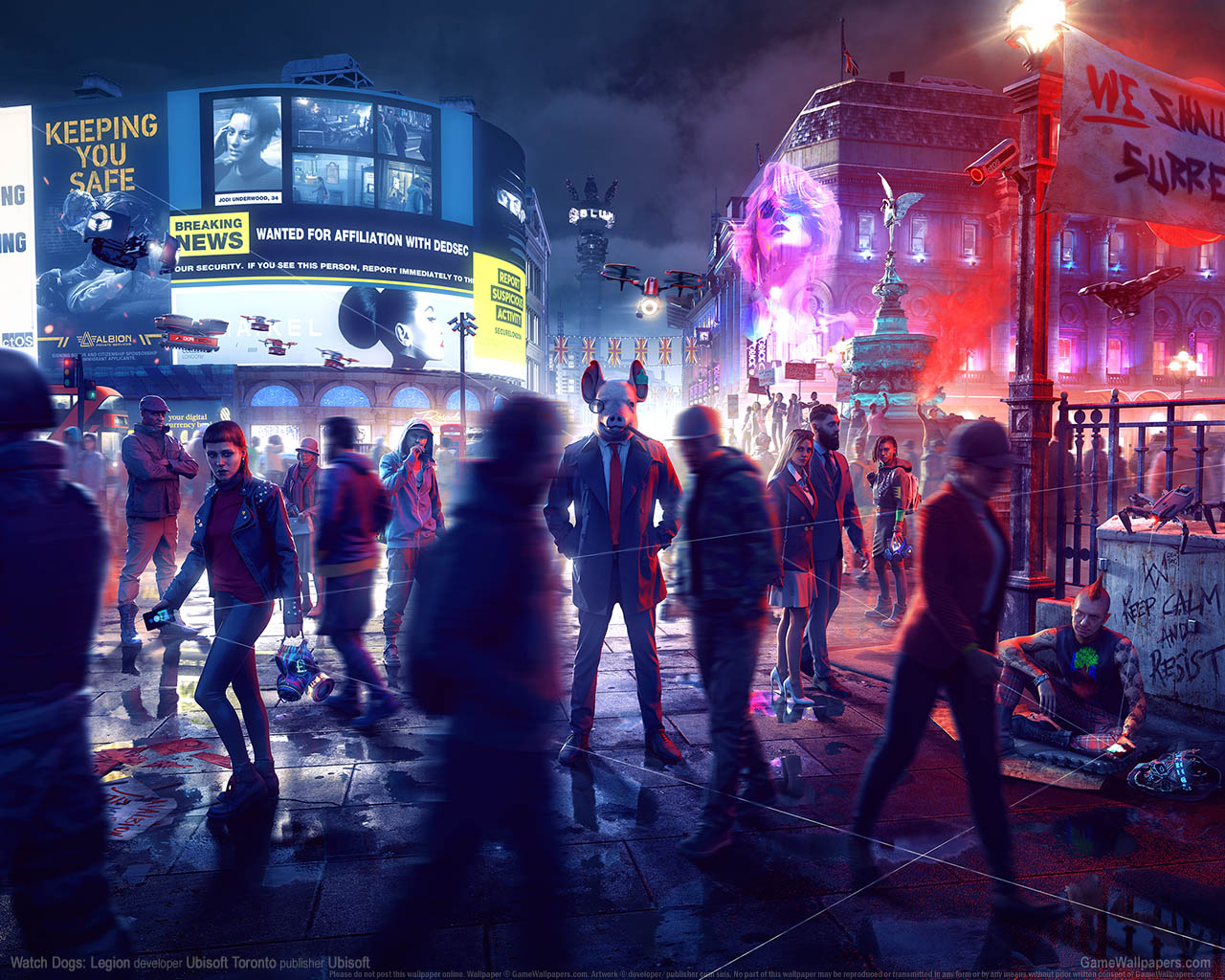Watch Dogs: Legion Hintergrundbild 01 1280x1024