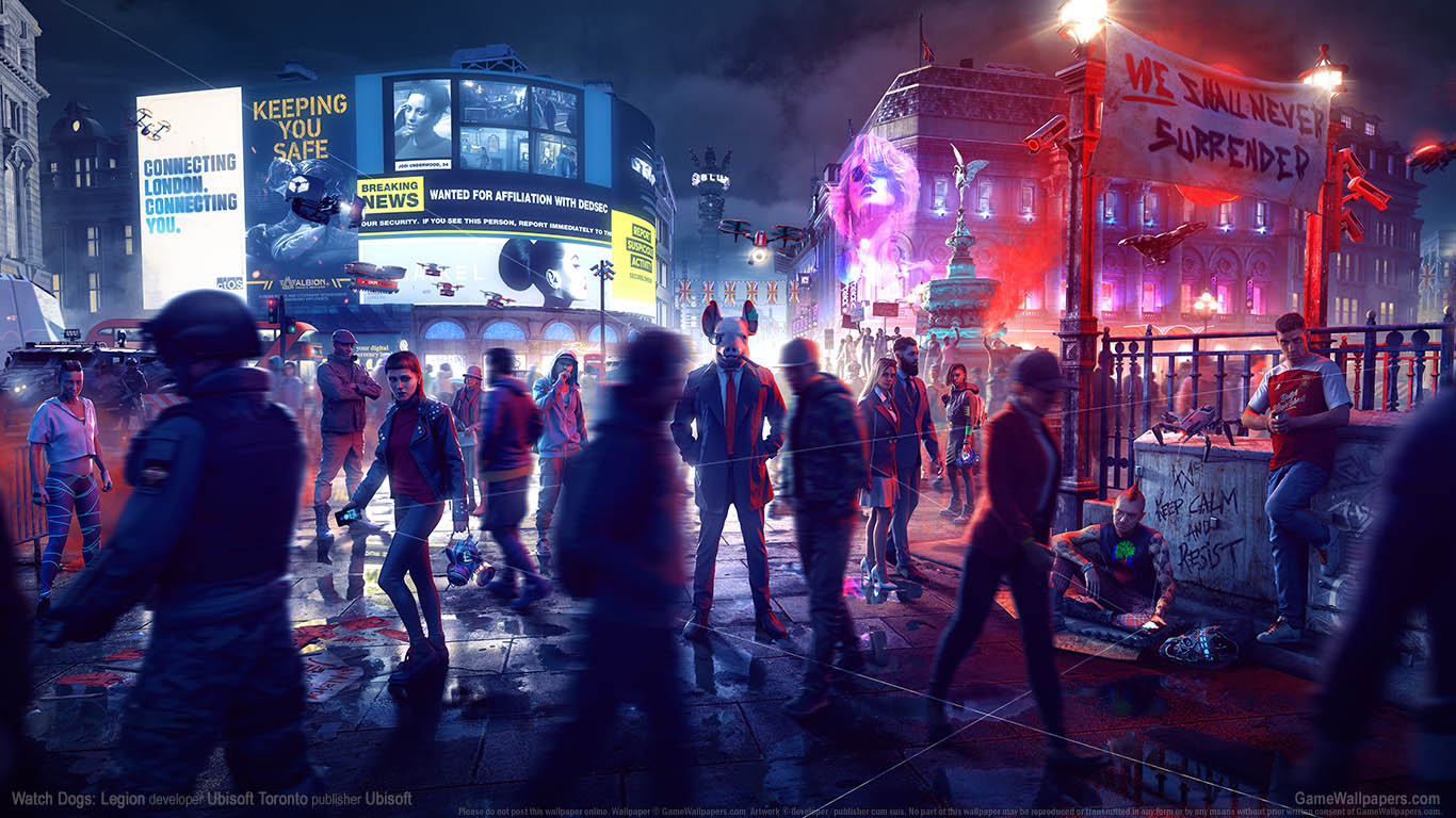 Watch Dogs: Legion Hintergrundbild 01 1366x768
