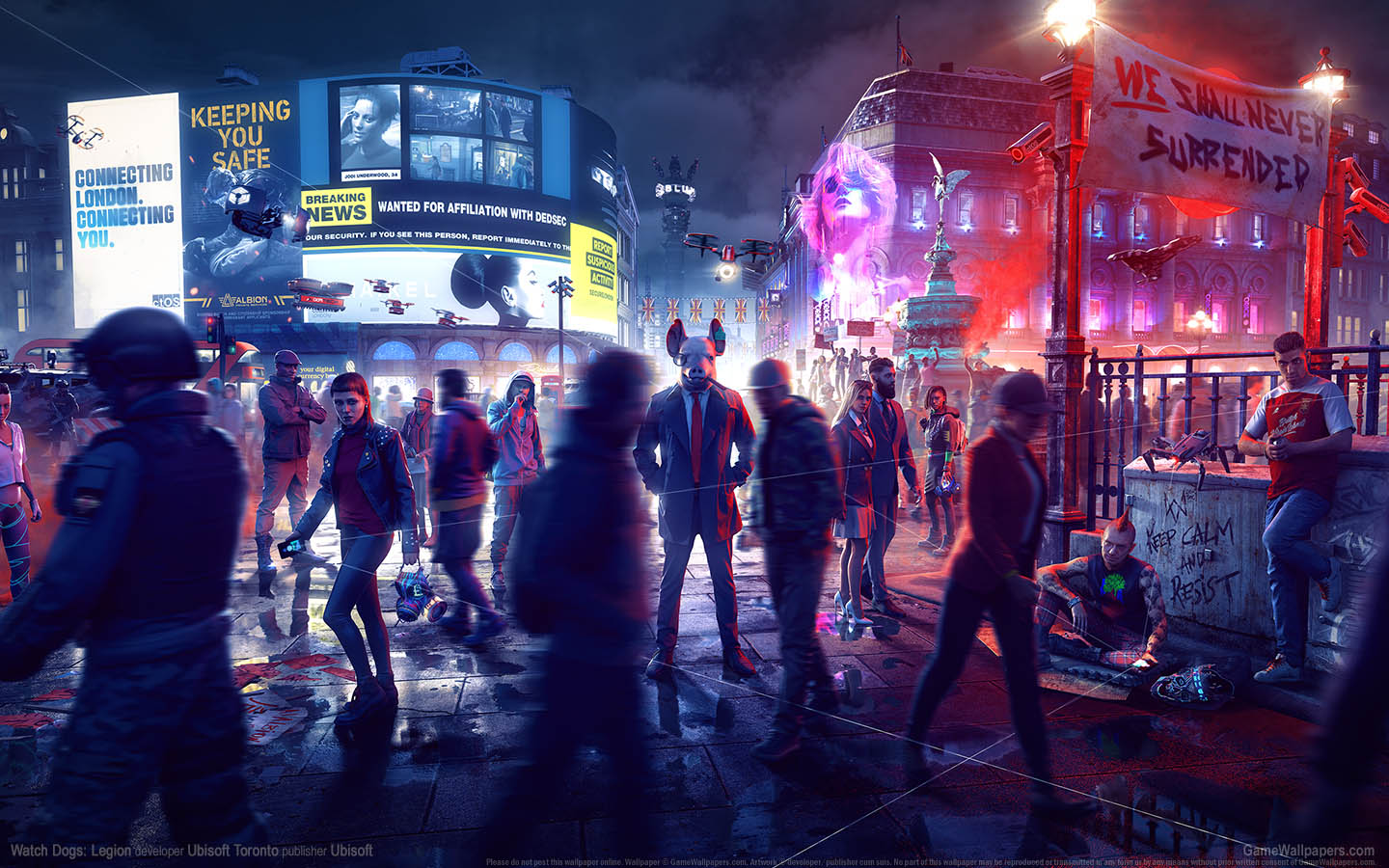 Watch Dogs: Legion Hintergrundbild 01 1440x900