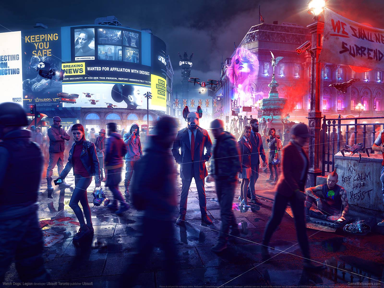 Watch Dogs: Legionνmmer=01 fondo de escritorio  1600x1200