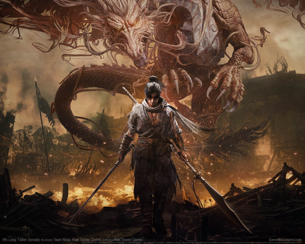 Wo Long: Fallen Dynasty achtergrond 02 1280x1024