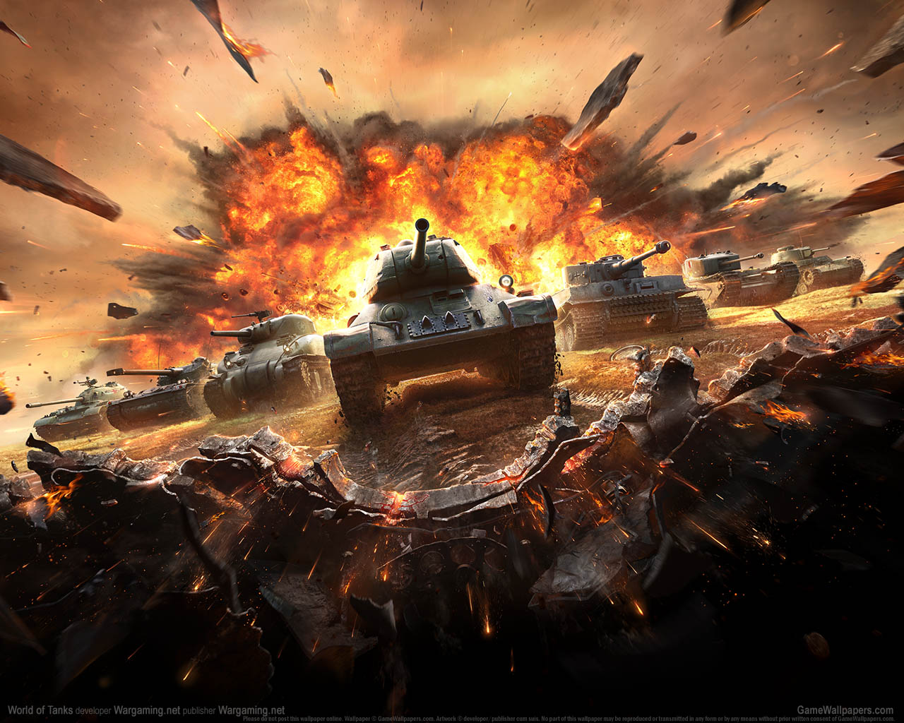 World of Tanks achtergrond 13 1280x1024