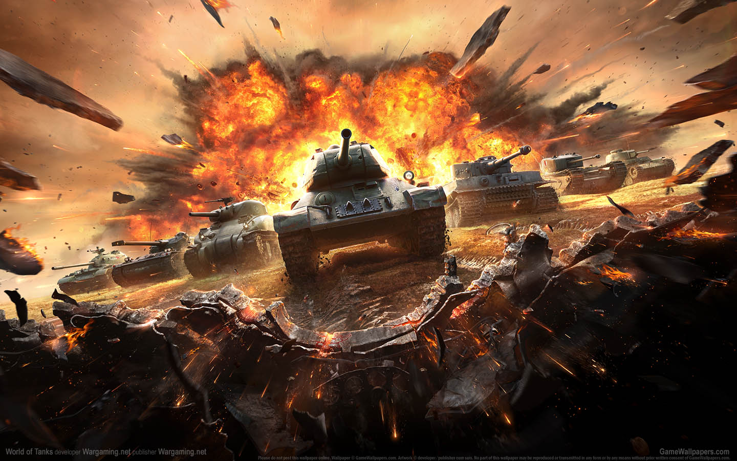 World of Tanks achtergrond 13 1440x900
