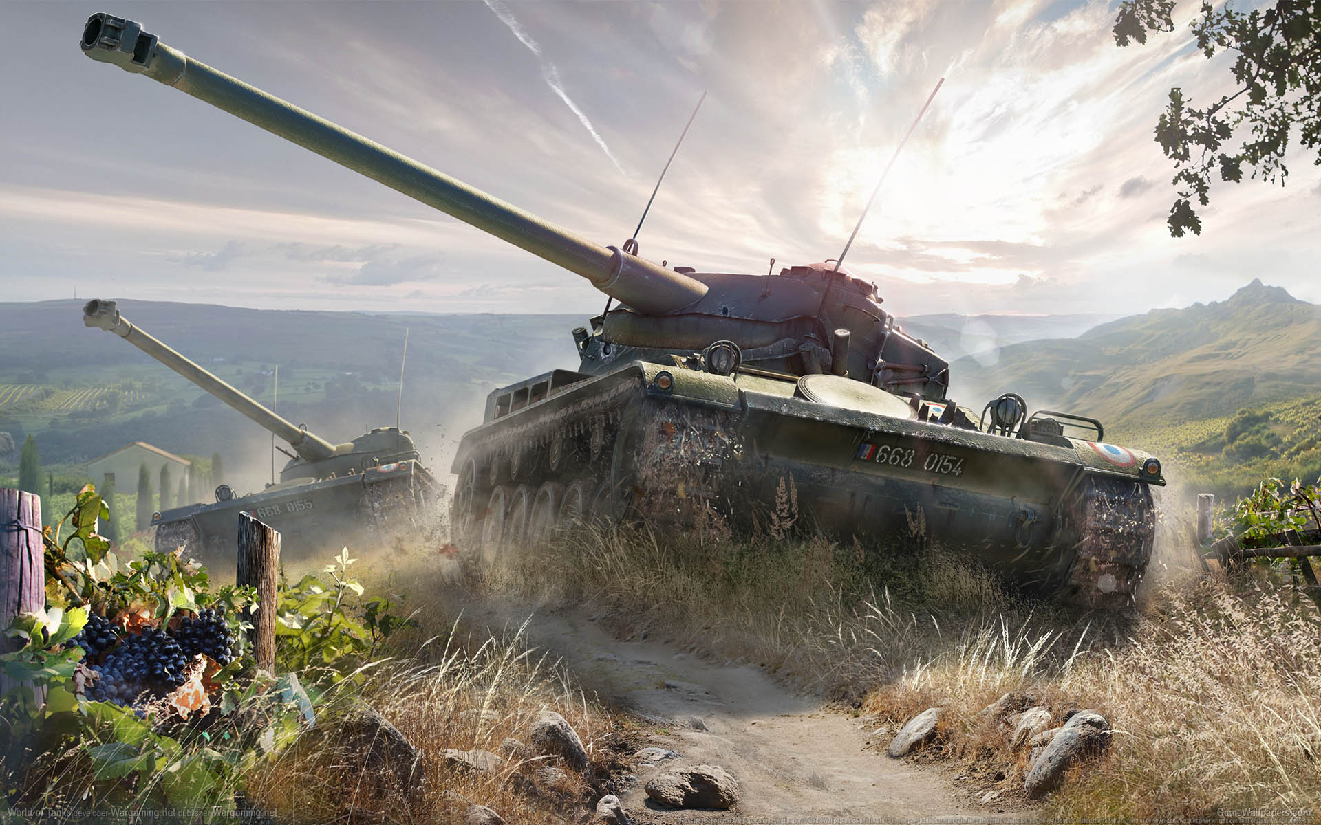 World of Tanks achtergrond 15 1920x1200